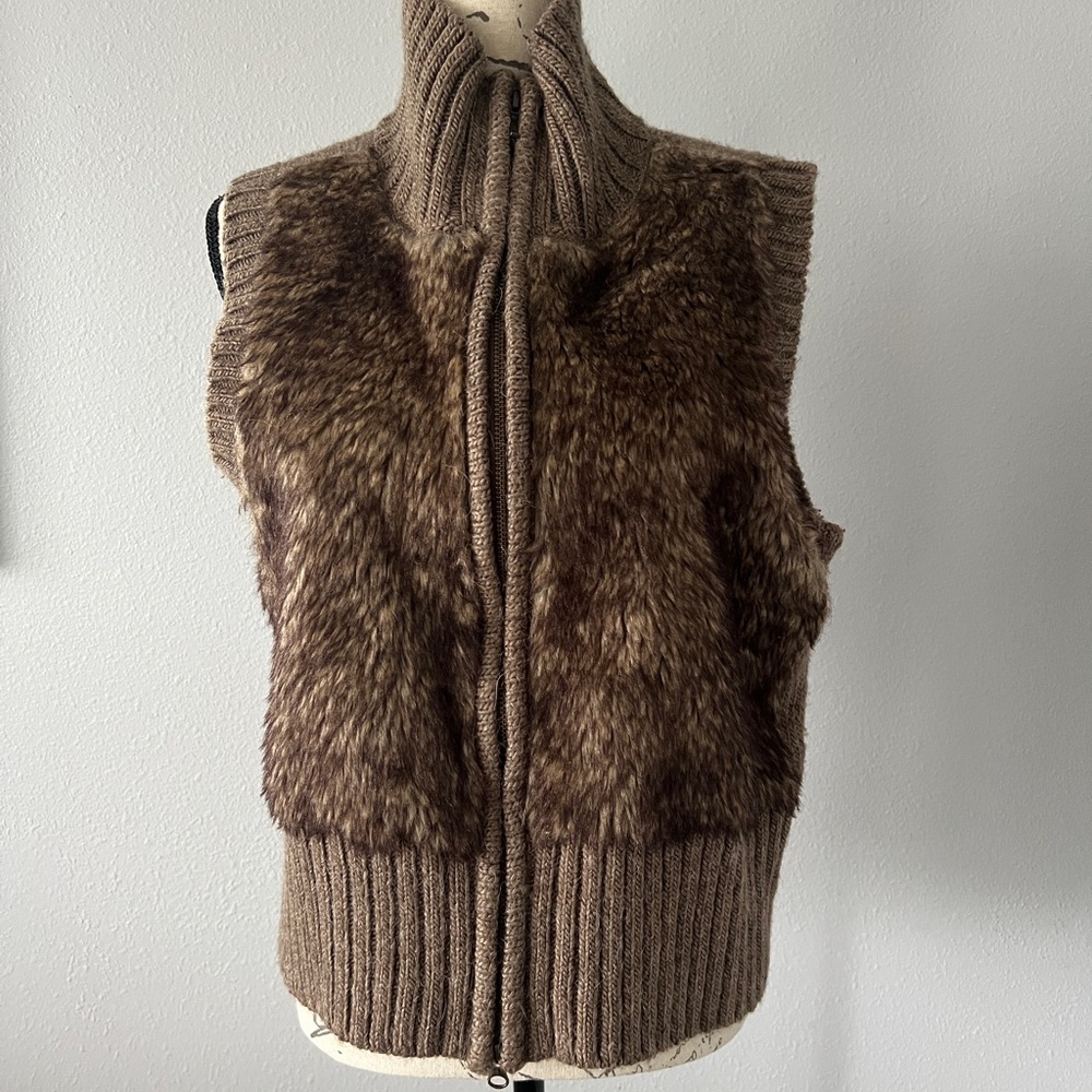 CABI Style 167 Cozy Alpaca & Wool Blend Vest XL